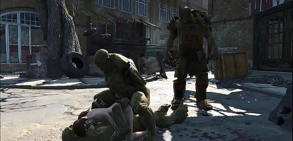  Fallout 4 Elie Supermutant ambush